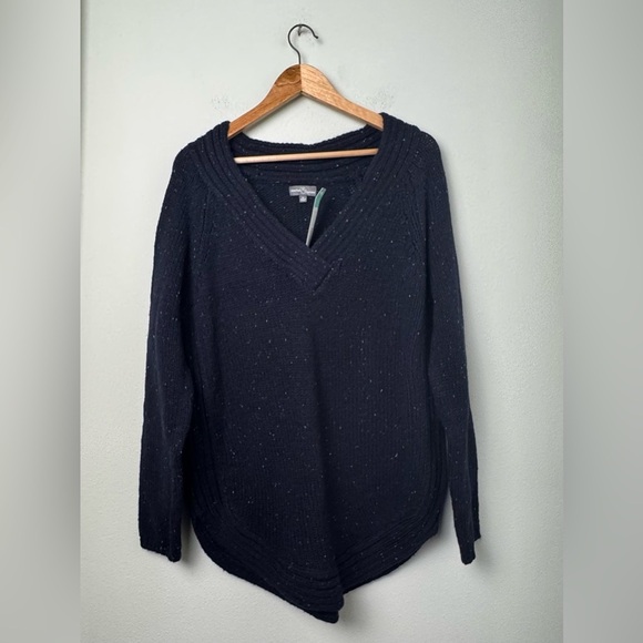NWT Stitch Fix Market & Spruce Wool Blend Greyson Textured V-Neck Pullover XL - Picture 3 of 12